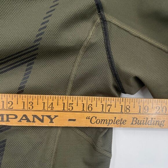 Nike Green Pro Combat Dri-Fit Fitted Mock Thermal Pullover Top Size Medium - Picture 7 of 8